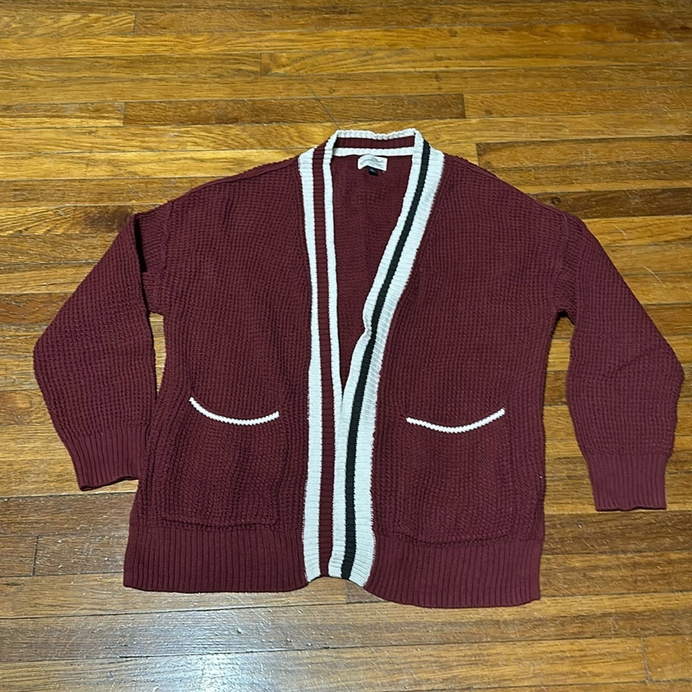 Universal Thread Oversized College Style Cardigan, Large